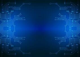 Circuit technology background with hi-tech digital vector