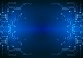 Circuit technology background with hi-tech digital vector