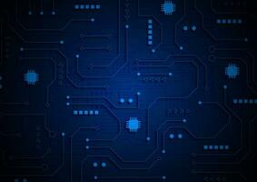 Circuit technology background with hi-tech digital vector