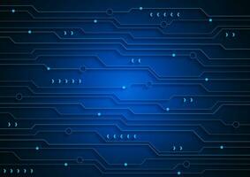 Circuit technology background with hi-tech digital vector