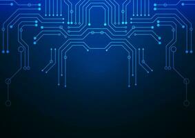 Circuit technology background with hi-tech digital vector