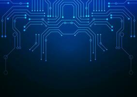 Circuit technology background with hi-tech digital vector