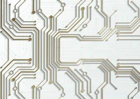 Circuit technology background with hi-tech digital vector