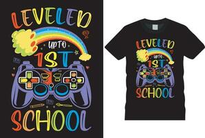 Back-to-school typography t shirt design vector12 vector