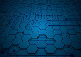 Circuit technology background with hi-tech digital vector