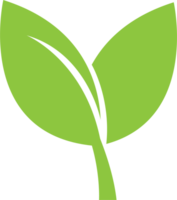 The eco icon element for environment or ecologically concept png