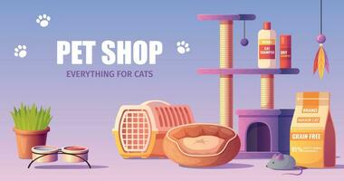 Pet Shop Poster vector