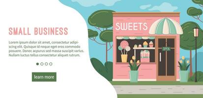 Small Business Banner vector