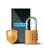 Lock Realistic Composition vector