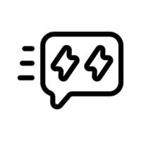 Instant Message Icon Vector Symbol Design Illustration