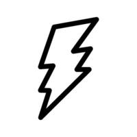 Lightning Icon Vector Symbol Design Illustration