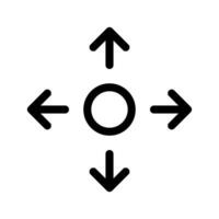 Navigate Icon Vector Symbol Design Illustration