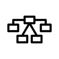 organización icono vector símbolo diseño ilustración