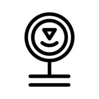 estacionamiento icono vector símbolo diseño ilustración