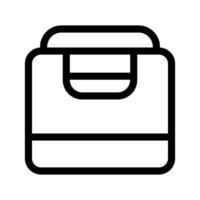 portafolio icono vector símbolo diseño ilustración