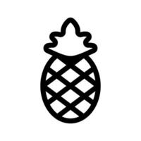 Pineapple Icon Vector Symbol Design Illustration