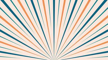 Vector Sunburst Background with colorful rays