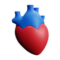 umano vero cuore 3d interpretazione icona illustrazione png