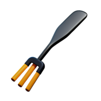 fork 3d rendering icon illustration png