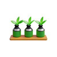 herbs 3d rendering icon illustration png