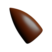 choklad stänk 3d tolkning ikon illustration png