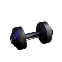 dumbbell  3d rendering icon illustration png