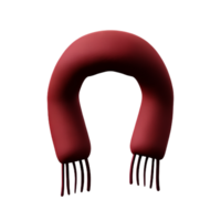 scarf 3d rendering icon illustration png