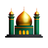 karbala 3d le rendu icône illustration png