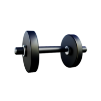 dumbbell  3d rendering icon illustration png