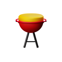 grill 3d rendering icon illustration png