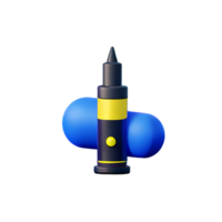 vapen 3d renderen icoon illustratie png