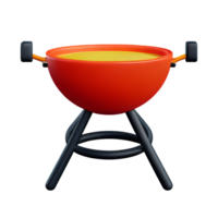 Grill 3d Rendern Symbol Illustration png