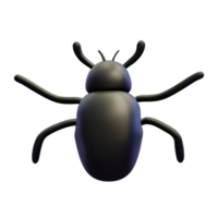 bug 3d rendering icon illustration png