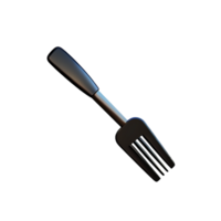 fork 3d rendering icon illustration png