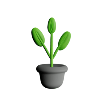 ervas 3d Renderização ícone ilustração png