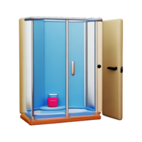 bathroom 3d rendering icon illustration png