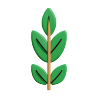 herbs 3d rendering icon illustration png