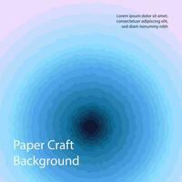 Paper craft Background with gradient color vector