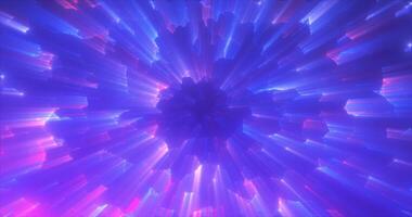 Abstract purple energy magical bright glowing spiral swirl tunnel background photo