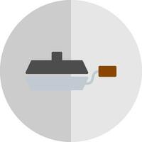 Frying pan Vector Icon Design