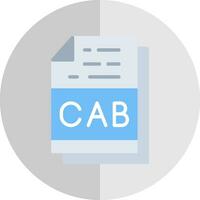 CAB File Format Vector Icon Design