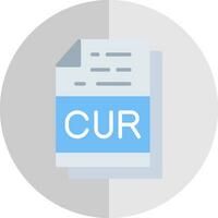 CUR File Format Vector Icon Design