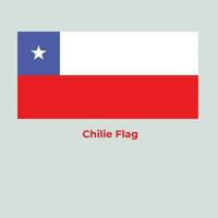 el chilie bandera vector