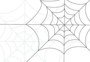 Víspera de Todos los Santos araña neto. vector ilustración