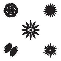 flower icon vector