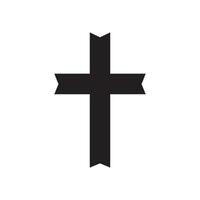 cristiano cruzar icono vector