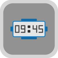 diseño de icono de vector de reloj digital