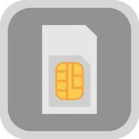 Sim card Vector Icon Design