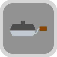 Frying pan Vector Icon Design