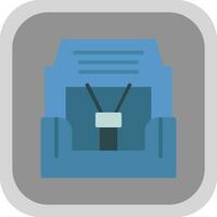 Car seat Vector Icon Design